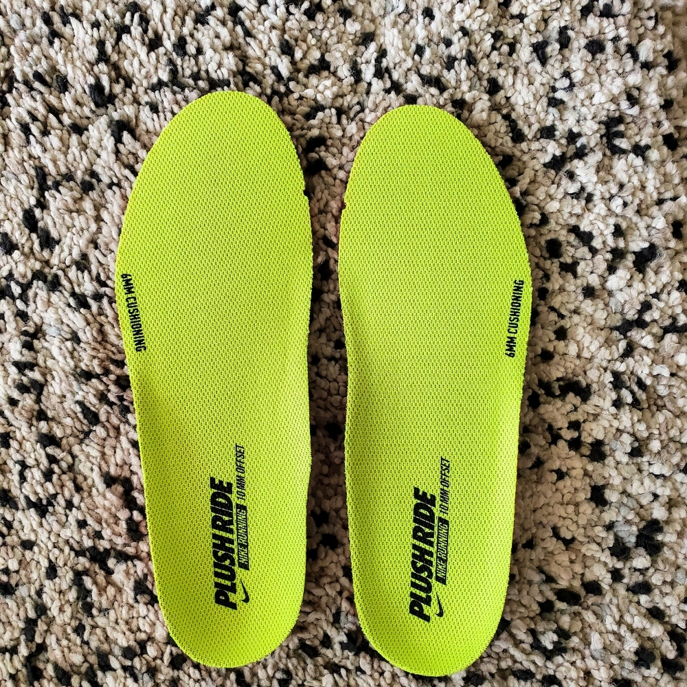 *SOLD*Nike Plush Ride Insoles New 9 9.5 10 10mm